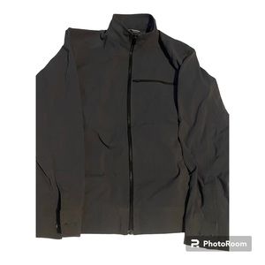 Mountain Hardwear Jacket Men’s Medium Black Softshell Full Zip Hiking